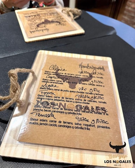 Los Nogales Nuestra Carta Hamburguesas